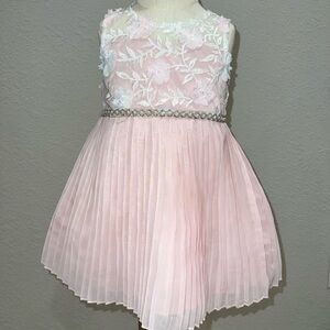 Rare Editions - Elegant Pink Kids Dress